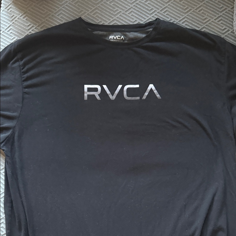RVCA Black Long Sleeve Tee